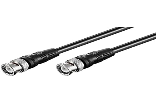 Goobay 50087 Câble de connexion BNC RG58 coaxial 5 mètres noir