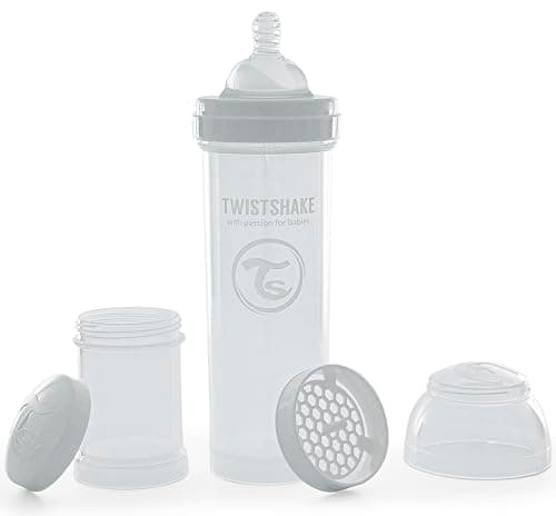 Twistshake Biberon Anti-Colique 330 ml Blanc