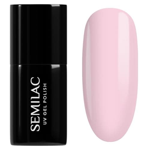 Semilac Vernis à ongles gel semi-permanent UV 002 Delicate French 7ml
