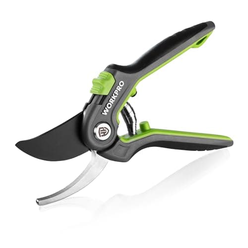 WORKPRO Sécateur de Jardin Professionnel 210mm Lame SK5 Coupe 19mm