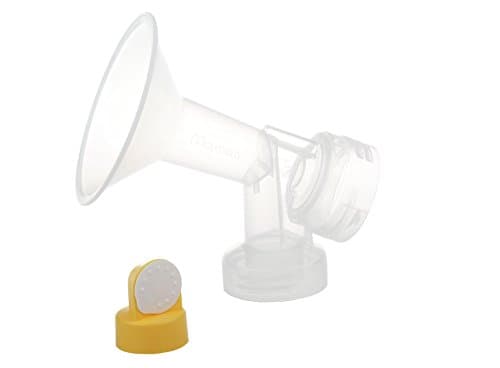 Maymom Téterelle avec vanne et membrane pour tire-lait Medela 25 mm