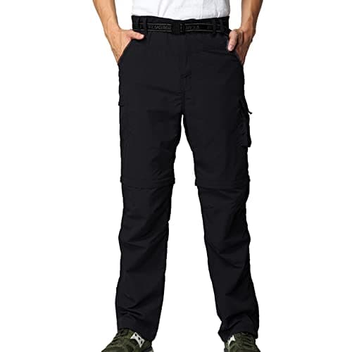 Pantalon de randonnée homme convertible en short - Léger, respirant et séchage rapide