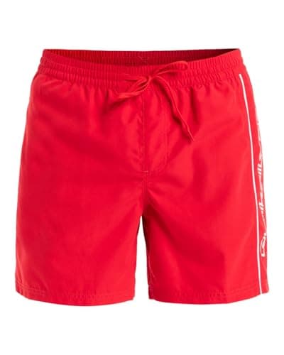 Quiksilver Short de surf Everyday Volley 16 Homme Rouge Vert XS