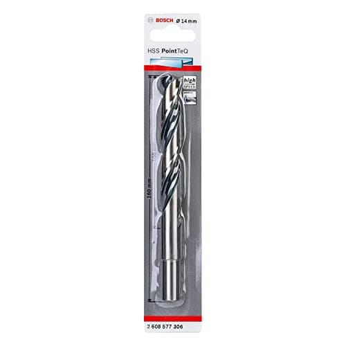 Bosch Foret hélicoïdal HSS PointTeQ pour métal emmanchement réduit 14 x 108 x 160 mm