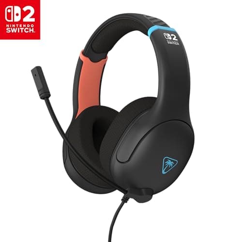Turtle Beach Casque Gaming Filaire Airlite Fit Noir Anthracite pour Nintendo Switch OLED et Lite