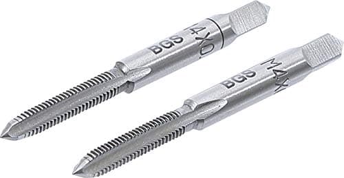 BGS Kit taraud et filière M4 x 0,7 mm pré-taraud et filière 2 pièces