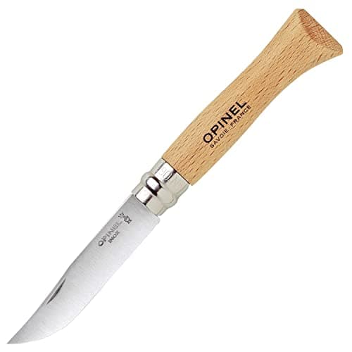 Opinel Couteau de poche N°06 lame 7 cm inox et manche hêtre