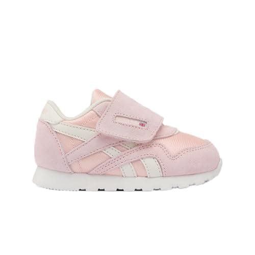 Reebok Baskets CL en Nylon pour garçon - Rose Pure/Craie - Taille 21,5 EU