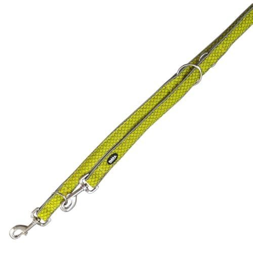 Nobby Laisse en Maille Filet Air Jaune M-L 25 mm, 200 cm
