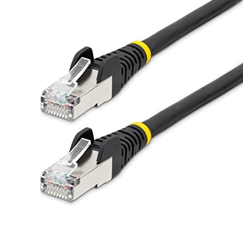 StarTech Câble Ethernet CAT6a 7,5m RJ45 S/FTP LSZH 100W PoE Noir