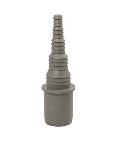 Raccord droit Airfit DN 32 pour flexible 8 à 25 mm Gris