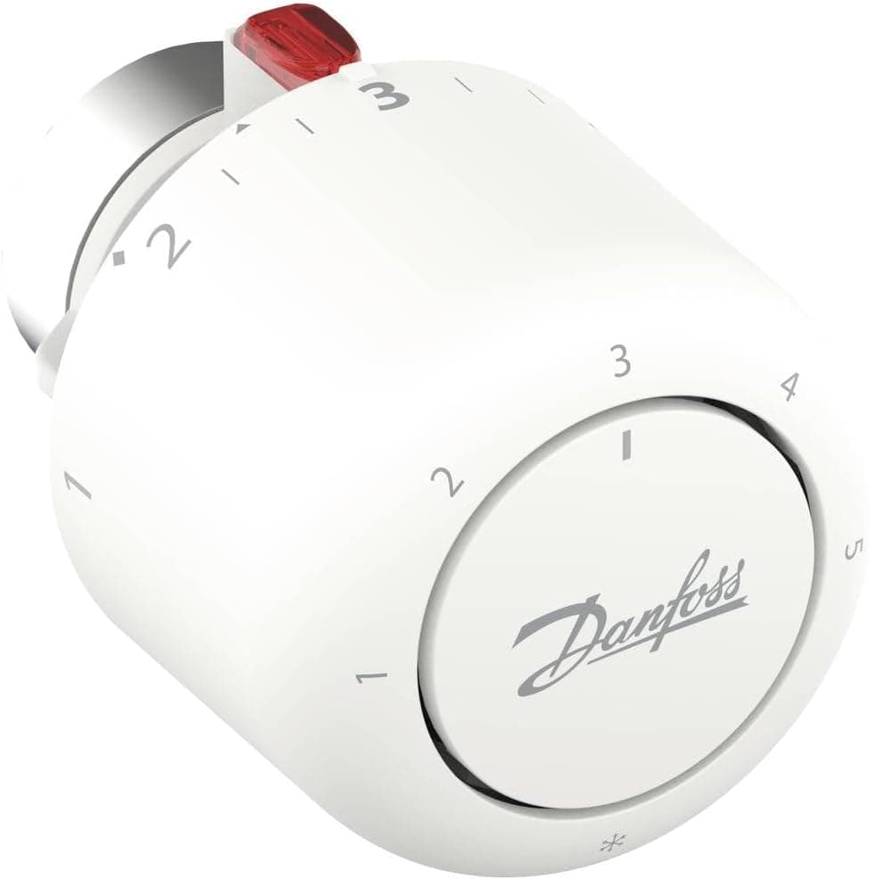 Danfoss Aero RAVL, Vanne thermostatique de radiateur avec soufflet thermostatique rempli de gaz et capteur intégré