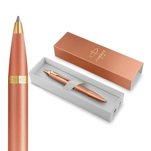 Parker IM Writing Rituals Stylo bille Orange dégradé Finitions or Coffret