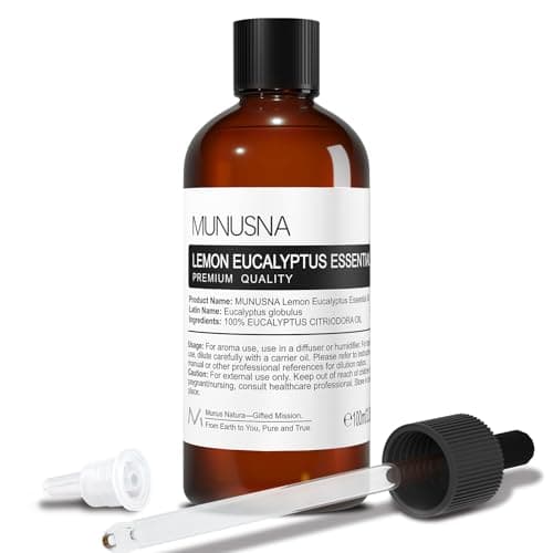 MUNUSNA Huile essentielle d'eucalyptus citronné 100% pure et naturelle 100 ml