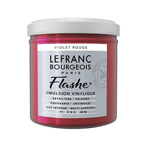 Lefranc Bourgeois Peinture Acrylique Flashe Pot 125 ml Violet Rouge