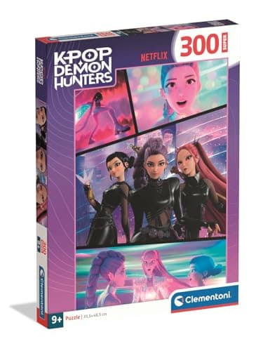 Puzzle Super K-Pop Demon Hunters 300 Pièces 48,5x33,5 cm Clementoni