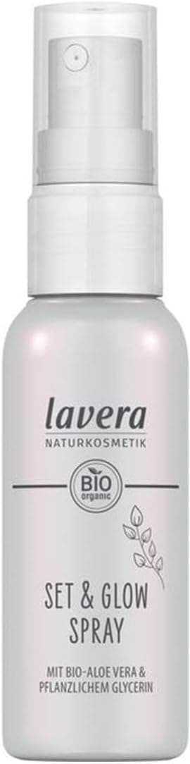 lavera Set & Glow Spray - Fixe le maquillage - Finition naturelle - Hydratant - Végétalien - Cosmétique naturel - 50 ml