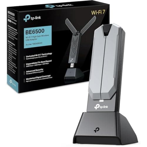 TP-Link Clé WiFi 7 BE6500 Tri-Bande USB pour PC Archer TBE400UH