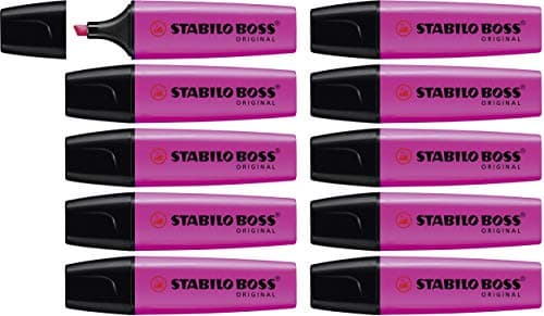 STABILO Boss Original Surligneurs Lot de 10 Lilas