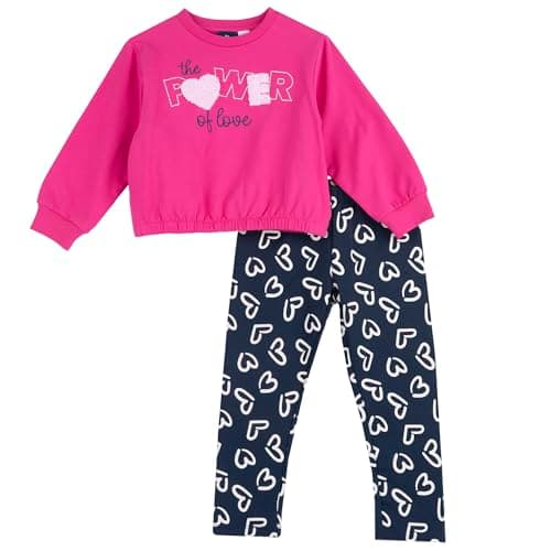 Chicco Ensemble Fille T-Shirt et Leggings en Tissu Chaud Vêtements Bébé Fille