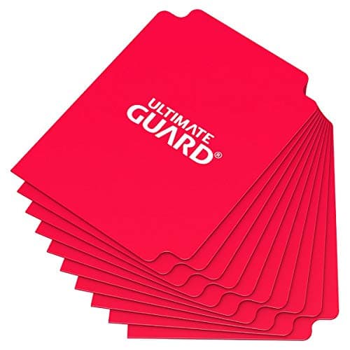 Ultimate Guard Intercalaires pour Cartes Standard Rouge 10 Pièces