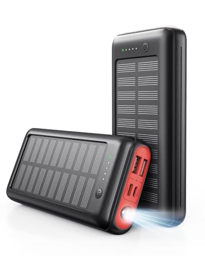 Batterie Externe Solaire 27000mAh 22,5W Charge Rapide Power Bank