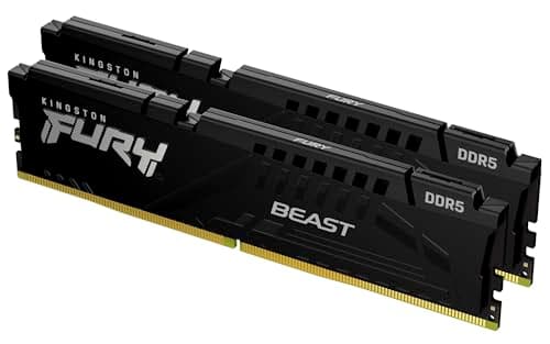 Kingston FURY Beast Noir DDR5 16Go 6000MT/s CL36 Kit 2x8Go