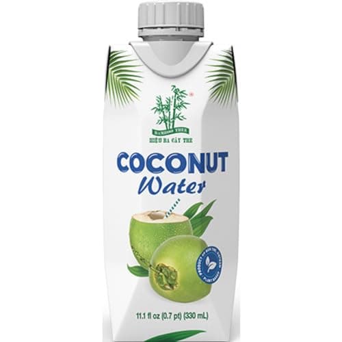 BAMBOO TREE Eau de Noix de Coco 100% Naturelle 330 ml