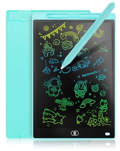 Genialba Tablette D'écriture LCD Colorée 8,5 Pouces - Bleu