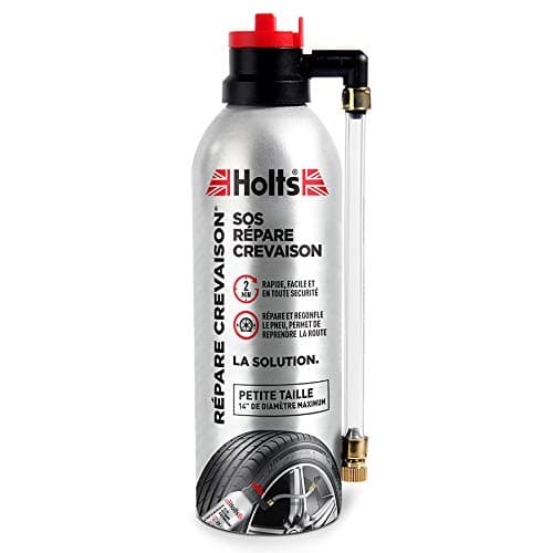 Holts Aérosol Répare-Crevaison 300 ml - Spray Réparateur Pneus Moto, Scooter et Citadine