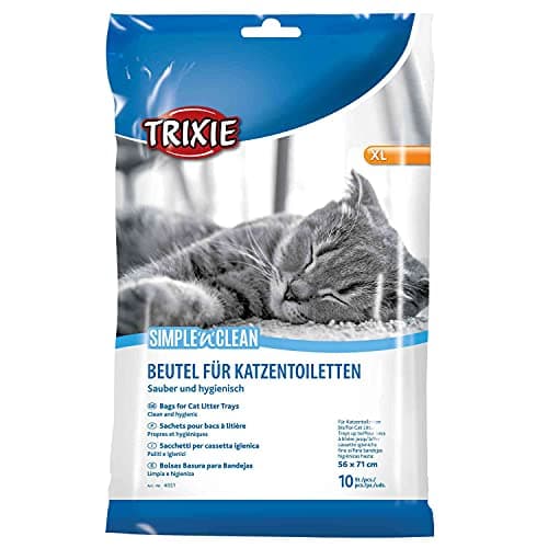 Trixie Simple'n'Clean Sacs pour bac à litière pour chat XL, 10 pièces