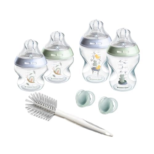 Tommee Tippee Kit de Démarrage Nouveau-nés Natural Start Biberons 150ml et 260ml Bleu
