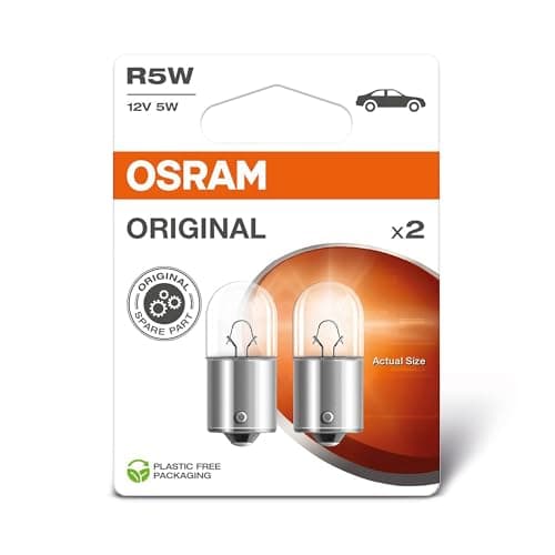 OSRAM ORIGINAL LINE 12V R5W Lampe de signalisation Double blister 2 lampes