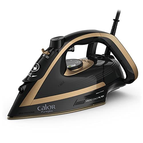 Calor - Puregliss Fer à repasser vapeur fonction pressing - 3000w - Noir/Or