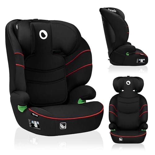 LIONELO Siege Auto Lars 100-150cm 15-36kg Groupe 2/3 Noir