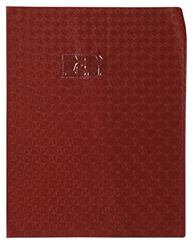 Calligraphe Protège-cahier Grain Losange Brun 24x32 cm PVC Opaque