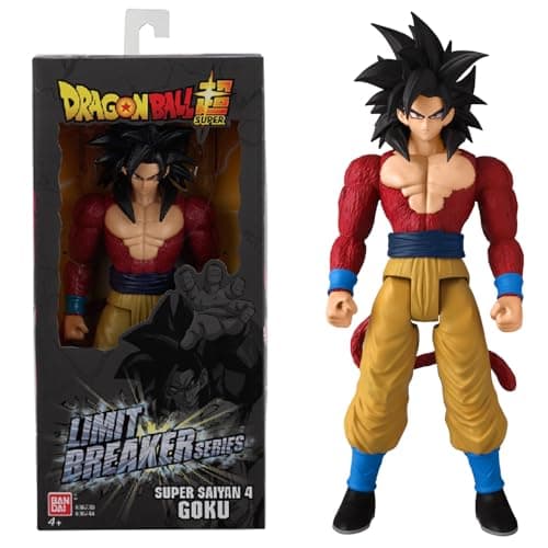 BANDAI Figurine géante Limit Breaker Dragon Ball Super Super Saiyan 4 Goku 30 cm