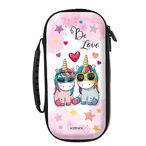 Konix Unik Housse de Protection et Transport pour Nintendo Switch - Motif Licornes