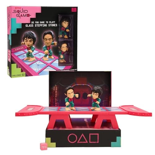 IMC Toys Jeu Glass Tile de Squid Game avec mini set et figurines