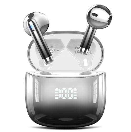 Écouteurs Bluetooth Sans fil Bluetooth 5.4 avec boîtier de charge LED