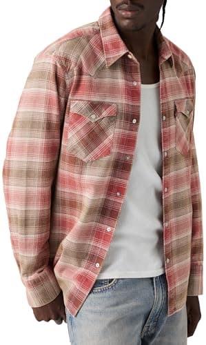Levi's Chemise Western Barstow Standard Woodrow Plaid Homme