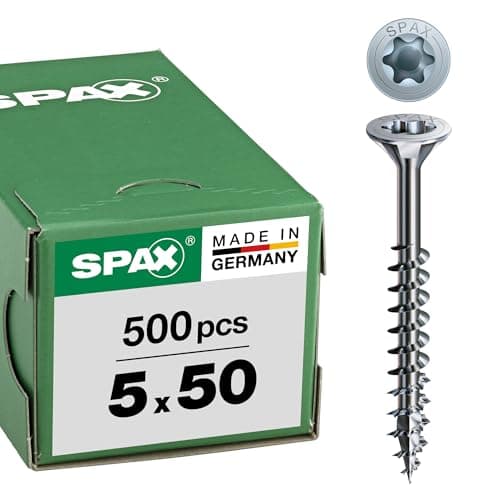 SPAX Vis universelle 5 x 50 mm, 500 pièces, WIROX