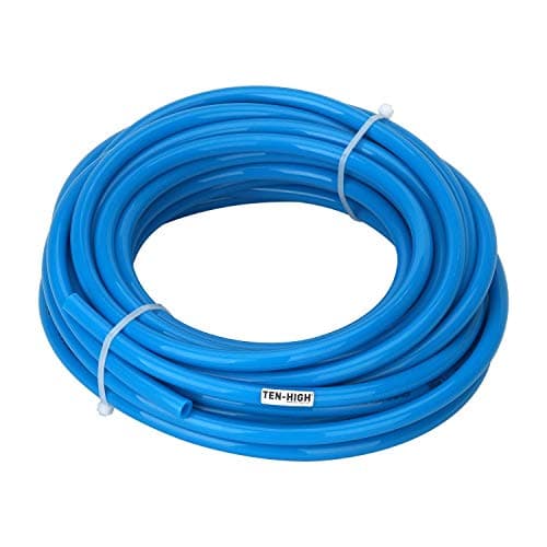 Ten-High Tuyau à air comprimé en polyuréthane bleu 5 m - 5 mm ID x 8 mm OD