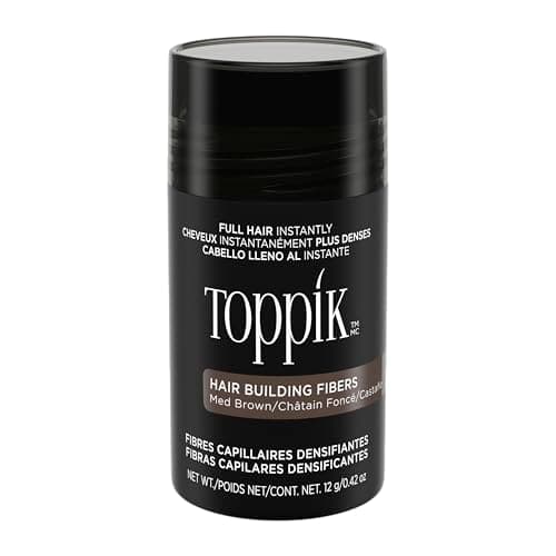 Toppik Fibres Capillaires Densifiantes à base de Kératine - Chatain Foncé - 12g