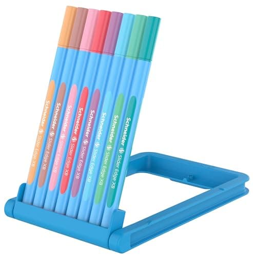 Schneider Slider Edge Pastel XB - Lot de 8 Stylos à Bille Pastel