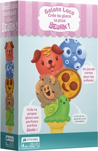Asmodee Gelato Loco Jeu de Société Enfants dès 4 Ans