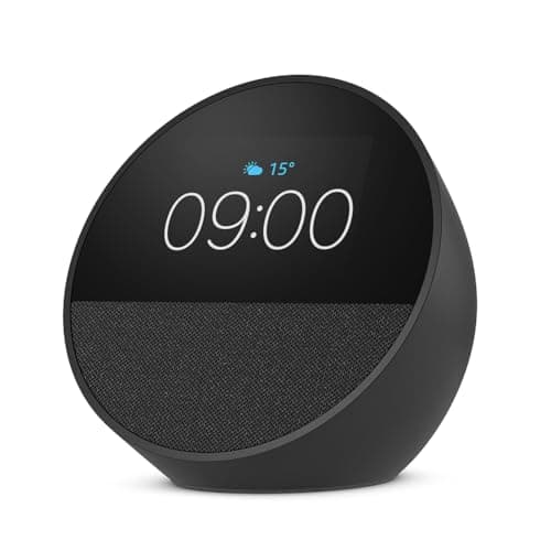 Amazon Echo Spot Nouvelle génération Réveil connecté Noir