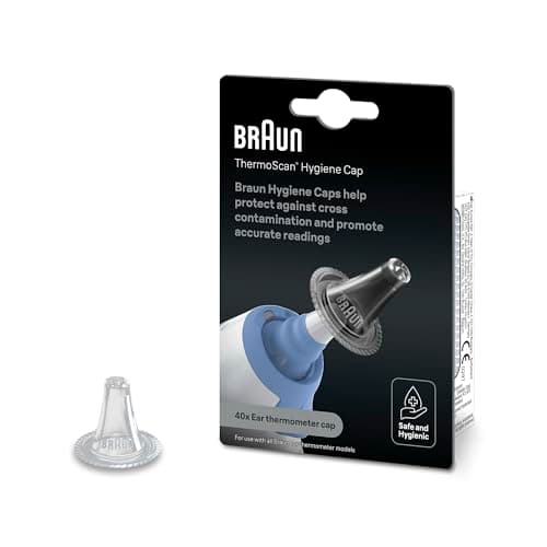 Braun ThermoScan Hygiene Caps - 40 embouts jetables pour thermomètre auriculaire LF40