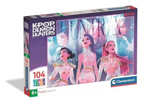 Puzzle K-Pop Demon Hunters 104 Pièces 38x27 cm Enfant Dès 6 Ans