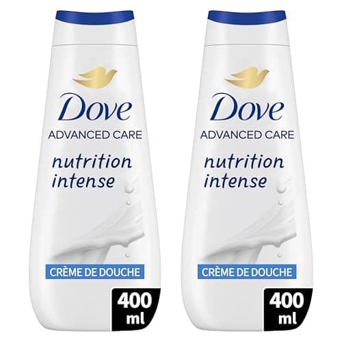 DOVE Gel Douche Nutrition Intense 0% Sulfate 2x400ml